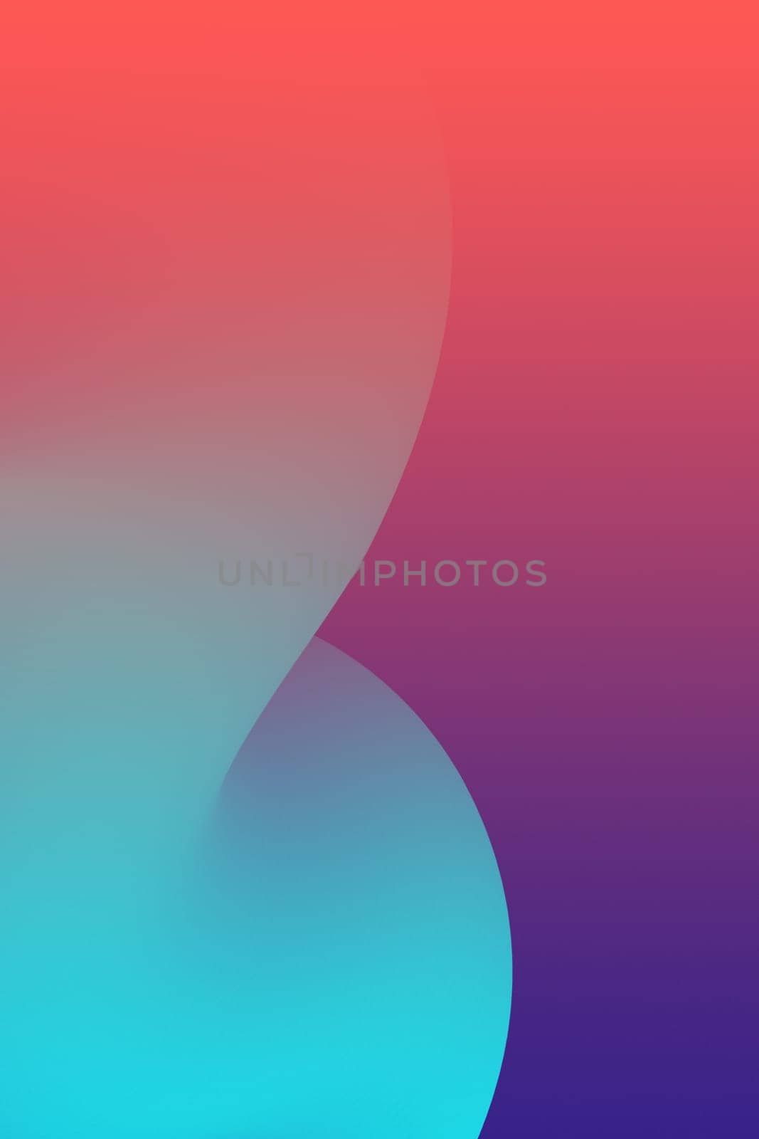abstract color 3d paper art illustration set. Contrast colors.