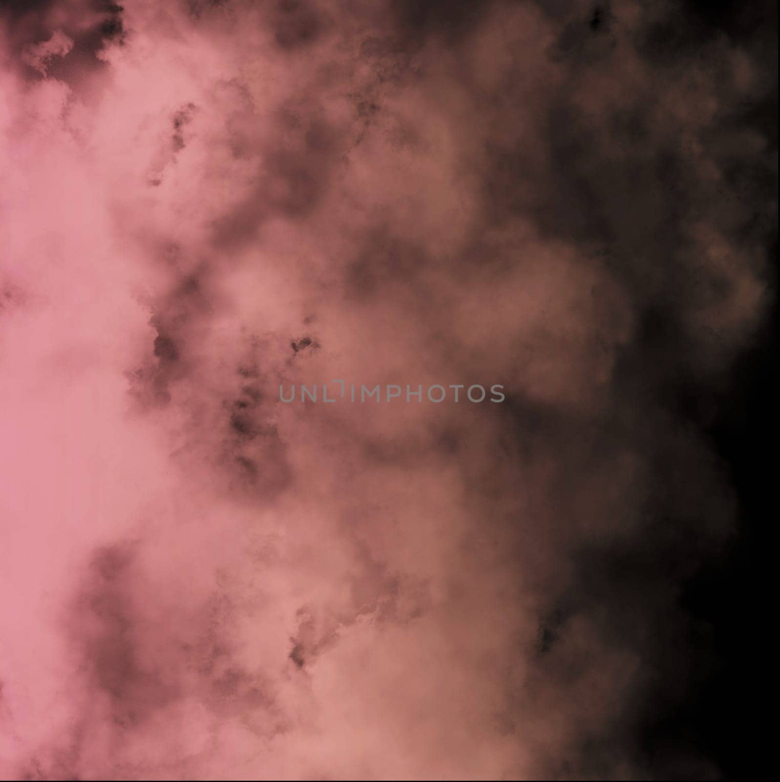 Smoke with black background