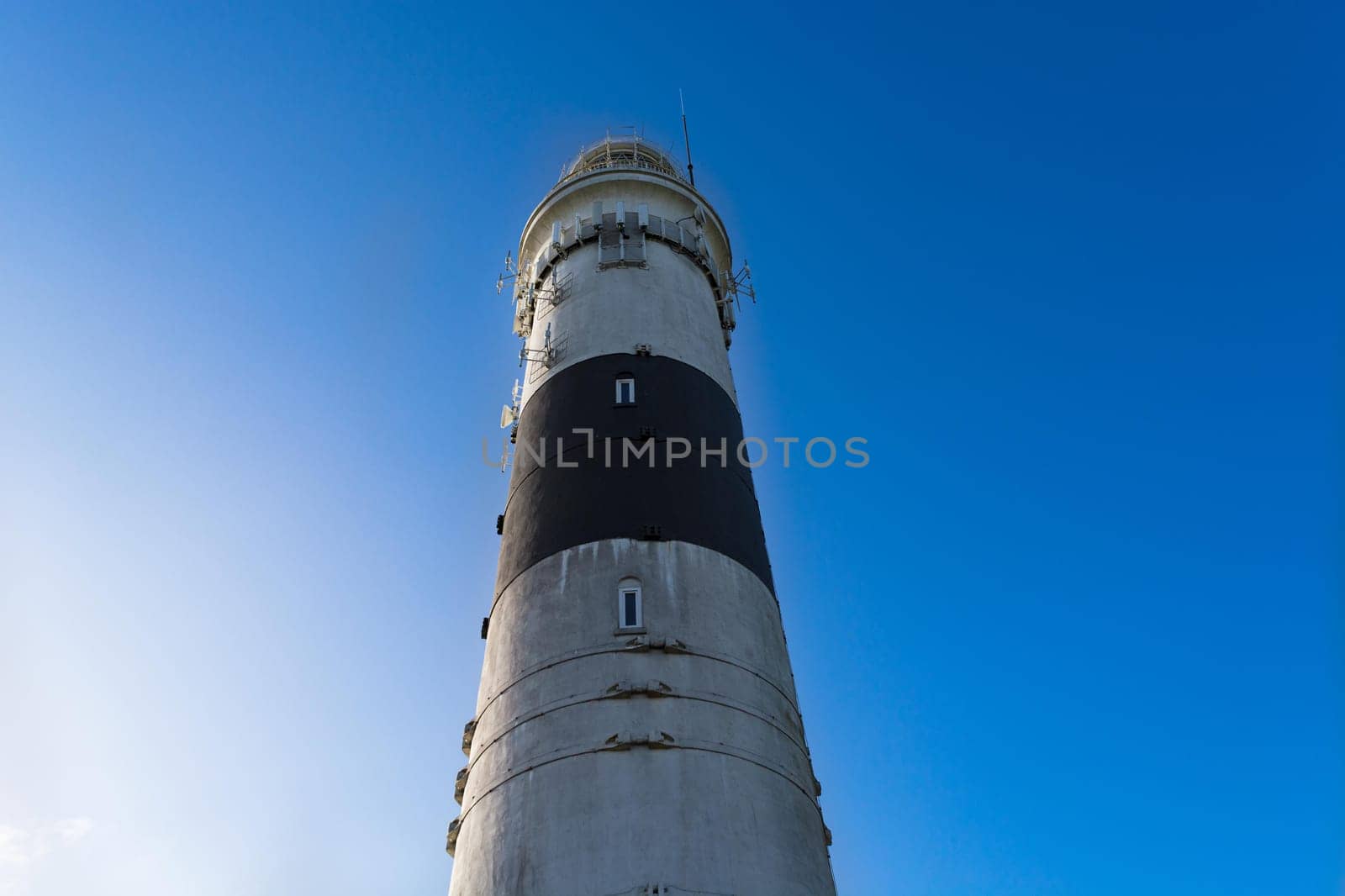 Island of Sylt, Germany. The historic lighthouse of Kampen, also called "Long Christian"" (German: Langer Christian), built in 1853."