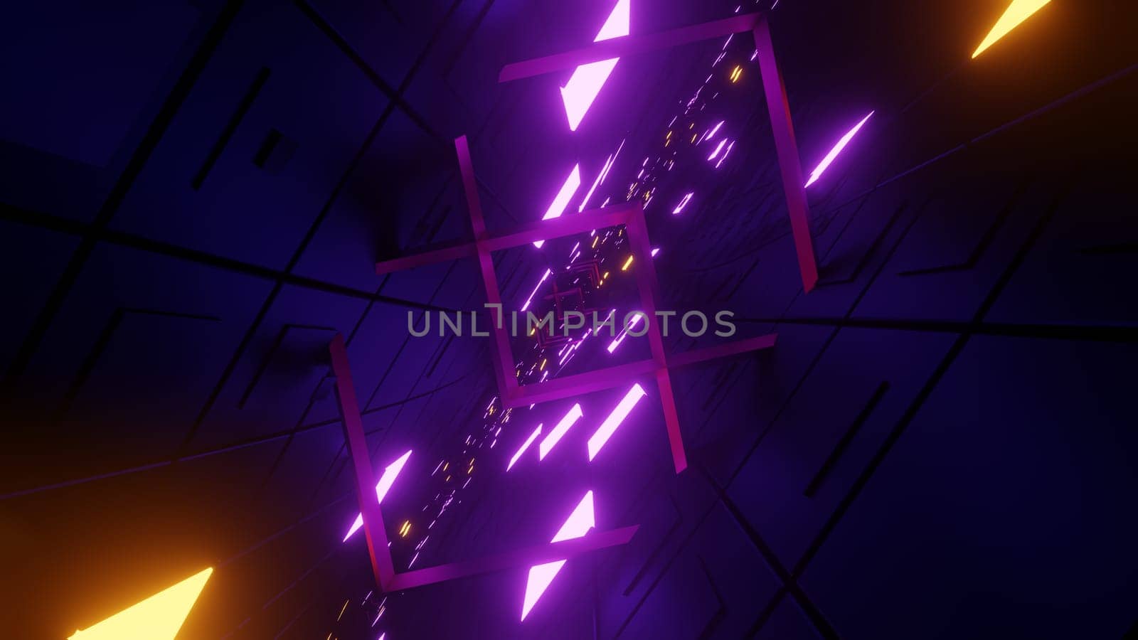 3D illustration Background for advertising and wallpaper in 90s retro and sci fi cyberpunk scene. 3D rendering in decorative concept.