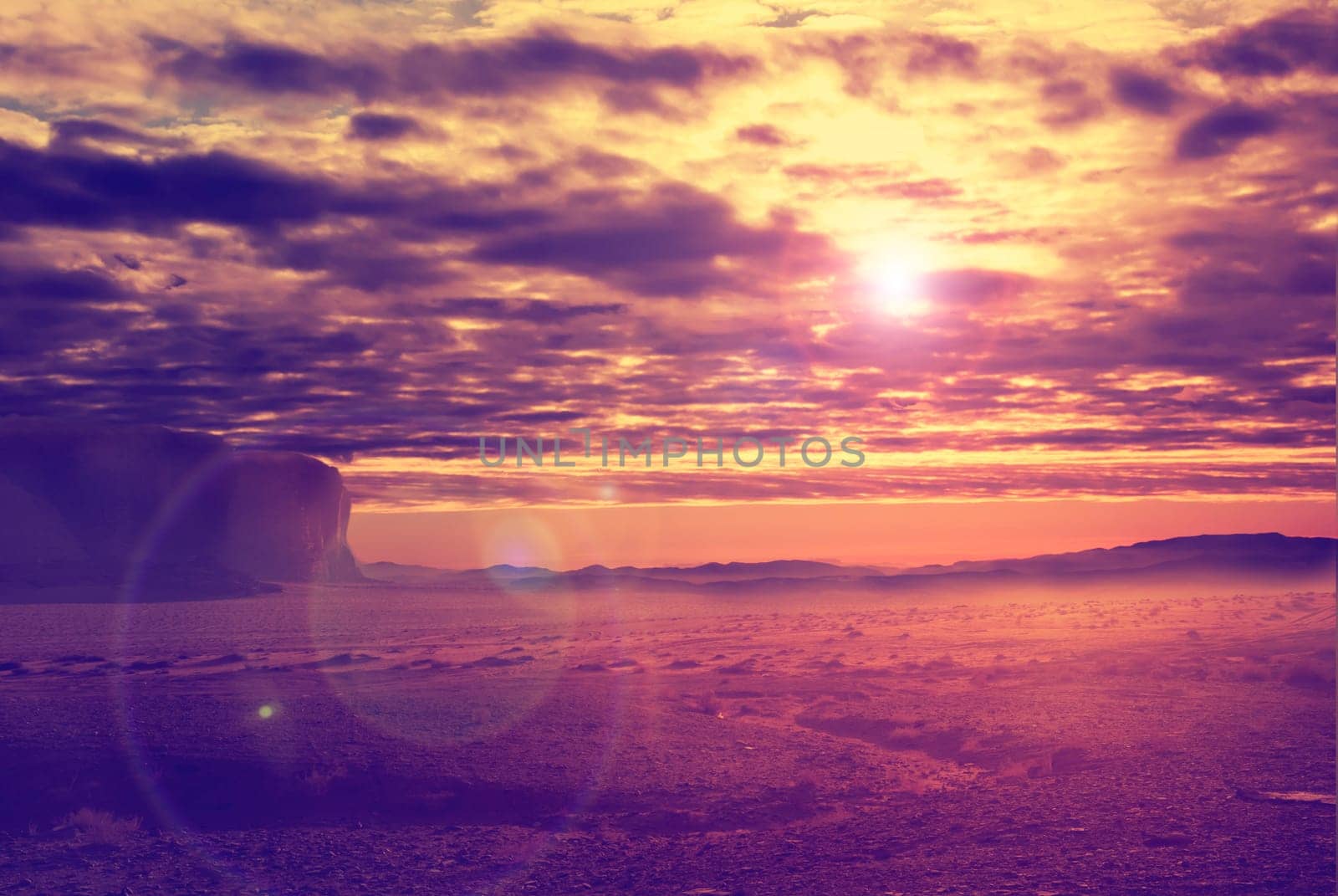 Sunset in Wadi Rum, Jordan