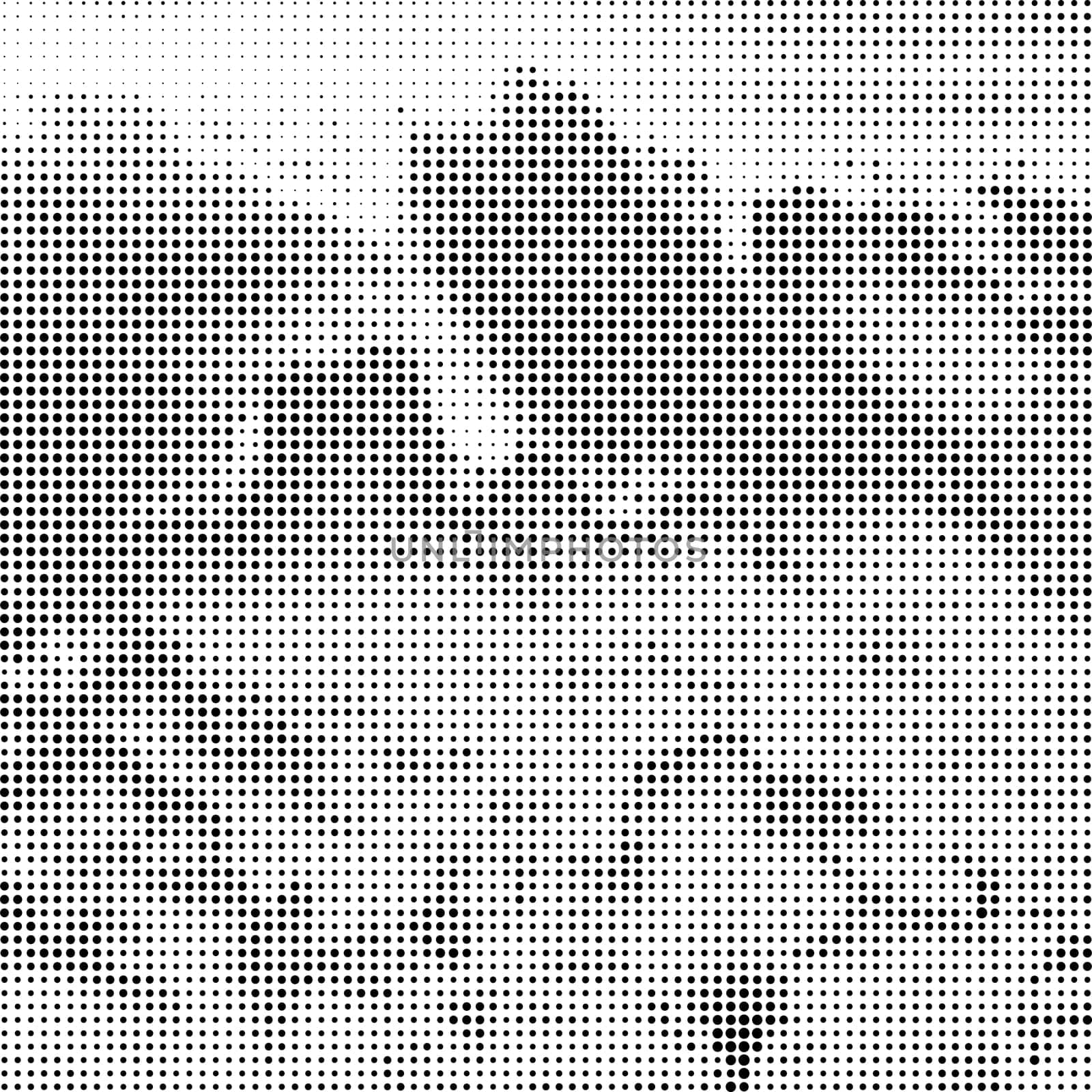 Halftone Pattern. Set of Dots. Dotted Texture on White Background. Overlay Grunge Template. Distress Linear Design. Fade Monochrome Points. Pop Art Backdrop.