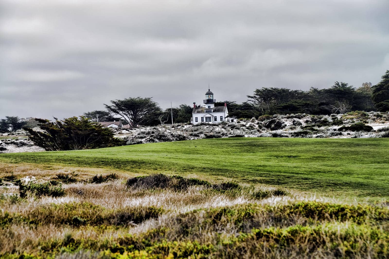 Point Pinos Lighthouse Asilomar California, oldest continually in use lighthouse on west coast of United States