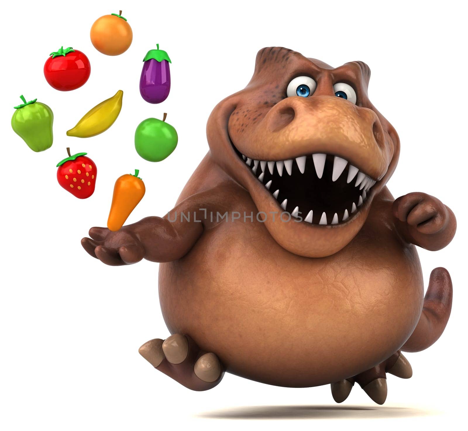 Fun Trex - 3D Illustration