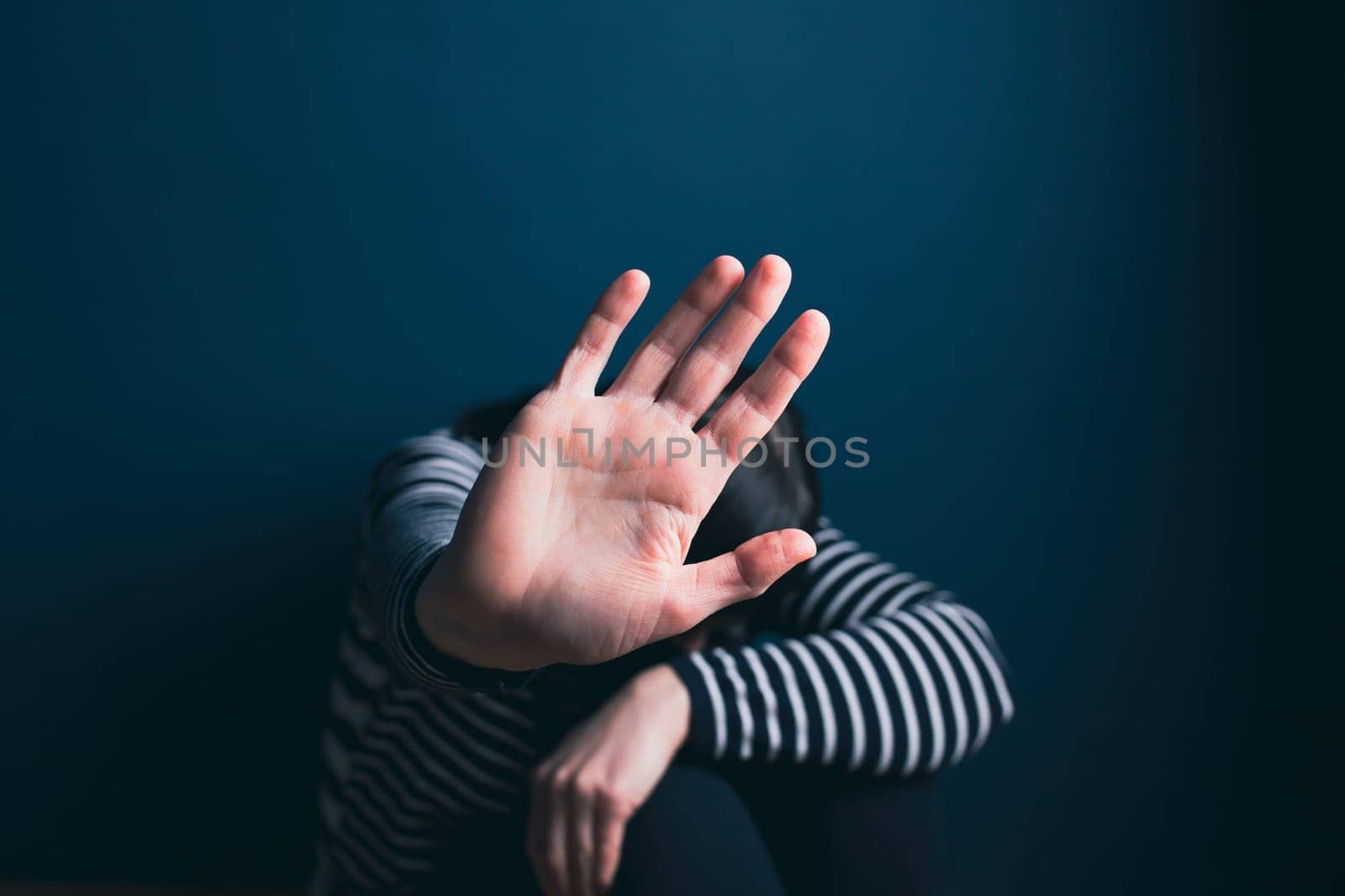 Women violence and abused concept. Stop domestic violence against women and human trafficking.