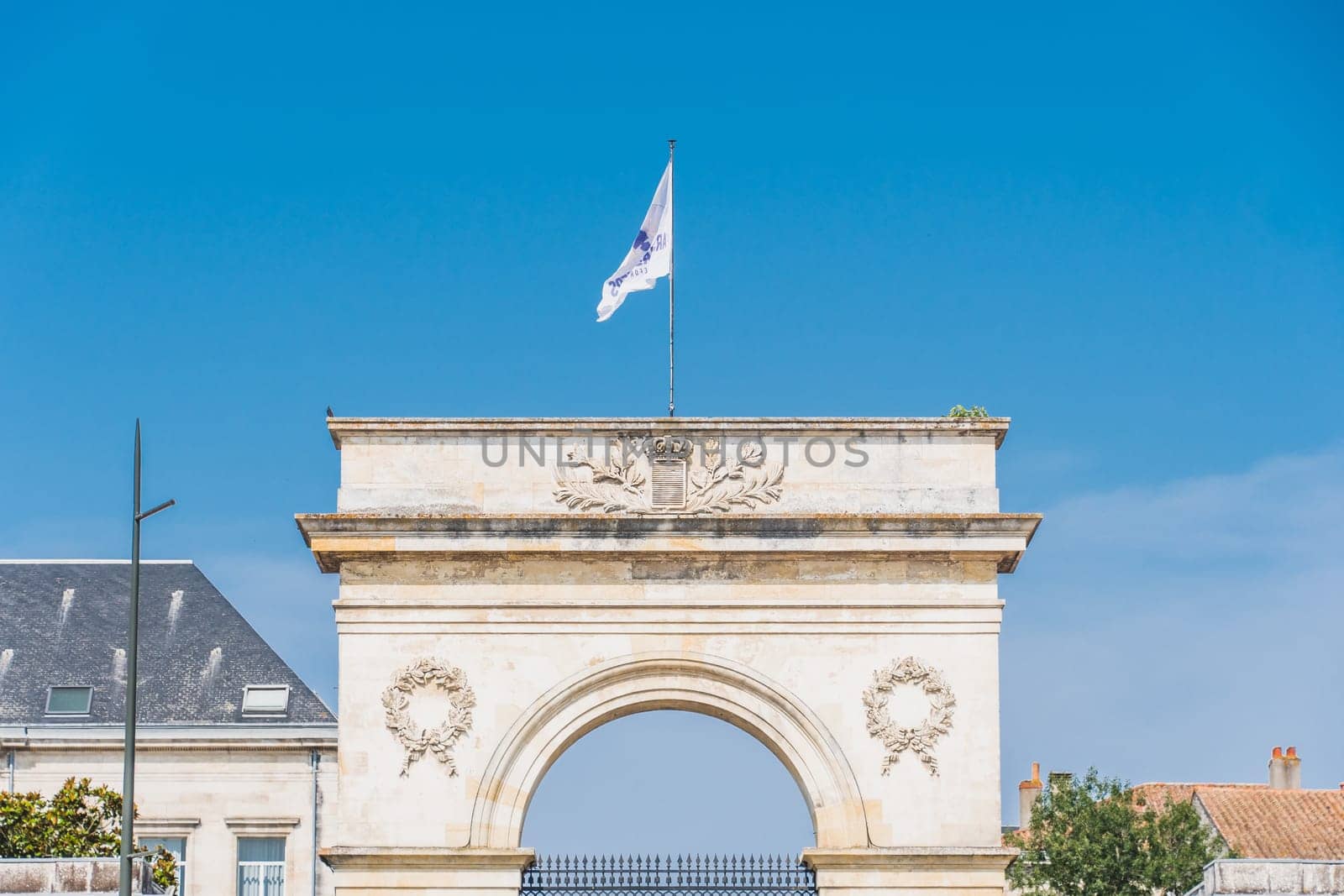 Gate of the Arsenal of Rochefort in France