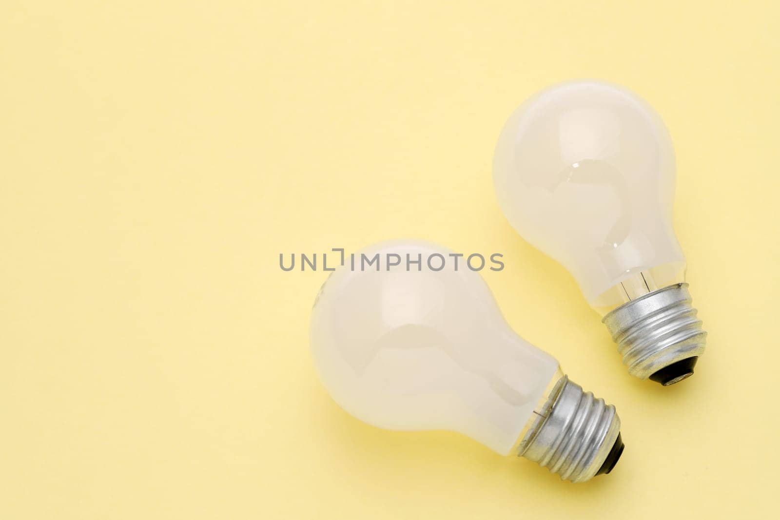 previously used the light bulb on yellow background