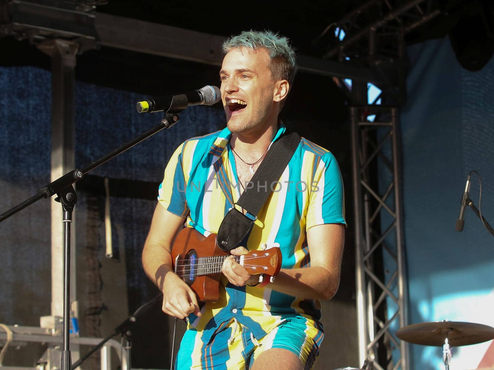 german ESC Attendees 2021 Jendrik Sigwart at the performance CSD 2021 in Magdeburg