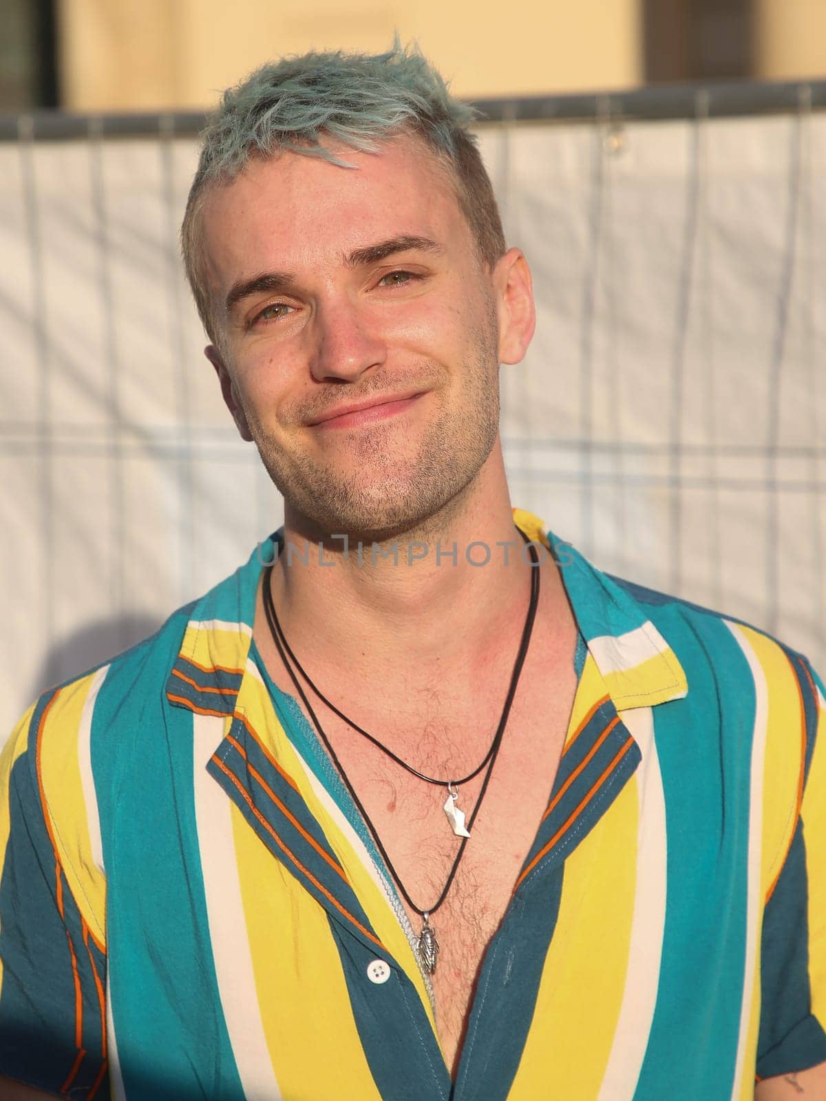 german ESC Attendees 2021 Jendrik Sigwart at the performance CSD 2021 in Magdeburg