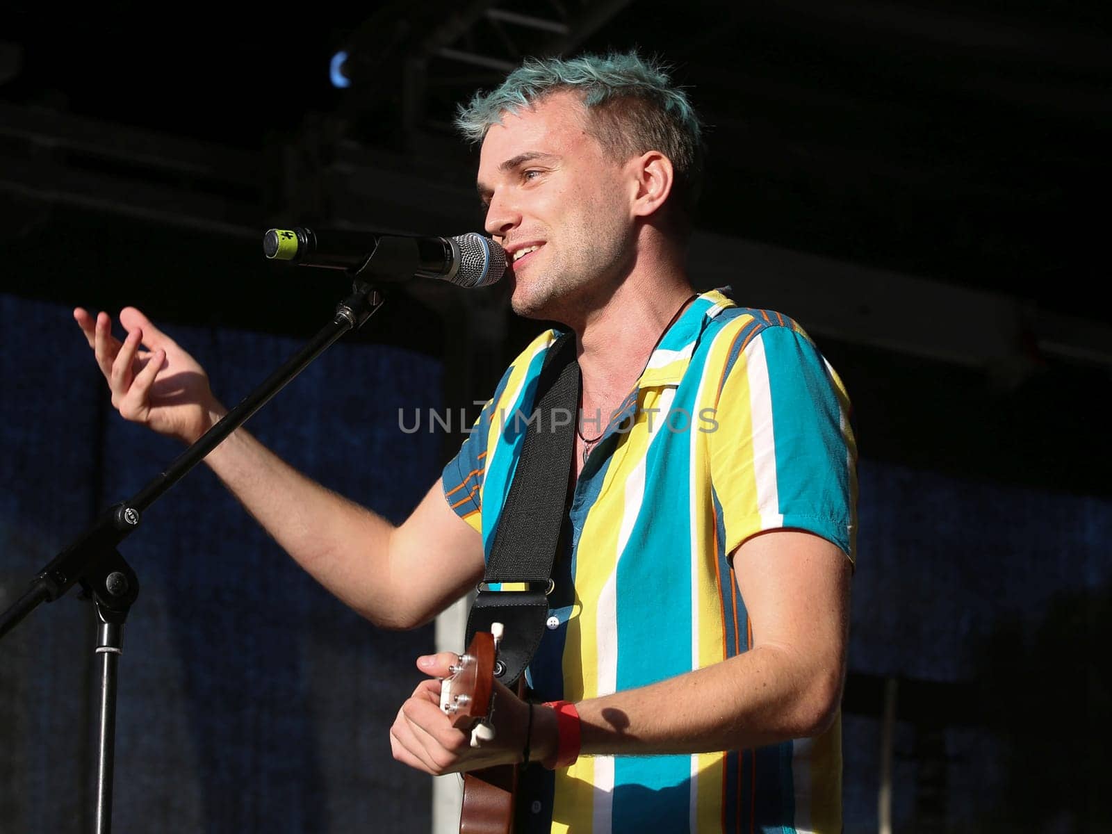 german ESC Attendees 2021 Jendrik Sigwart at the performance CSD 2021 in Magdeburg