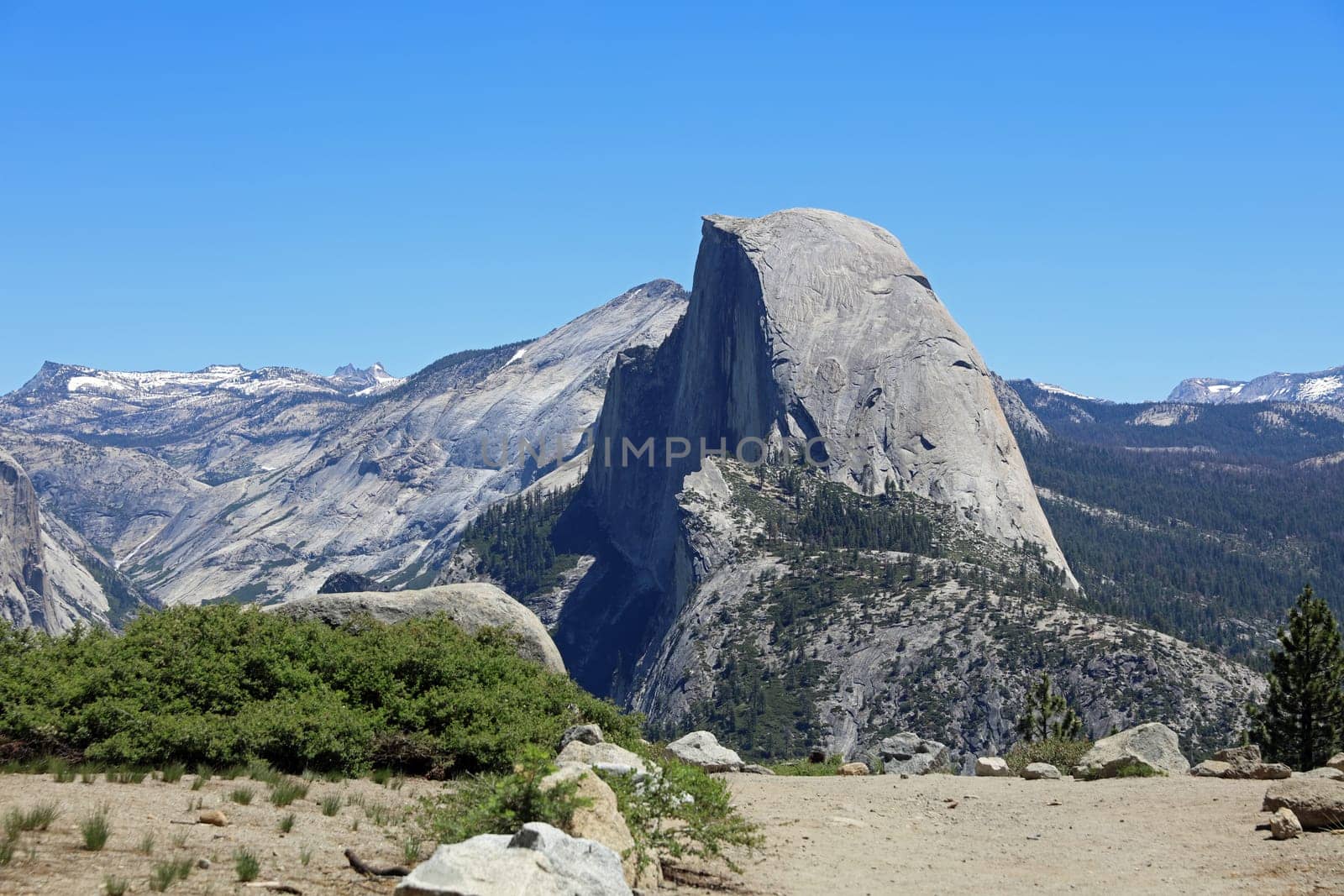 Half Dome in Yosemite National Park. California. USA