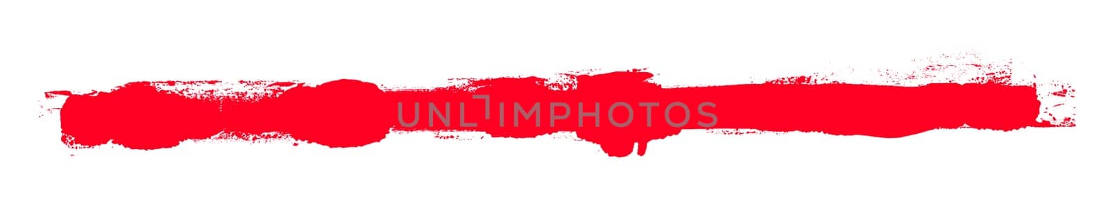 Rough red stripe made with paintbrush - Cool background banner