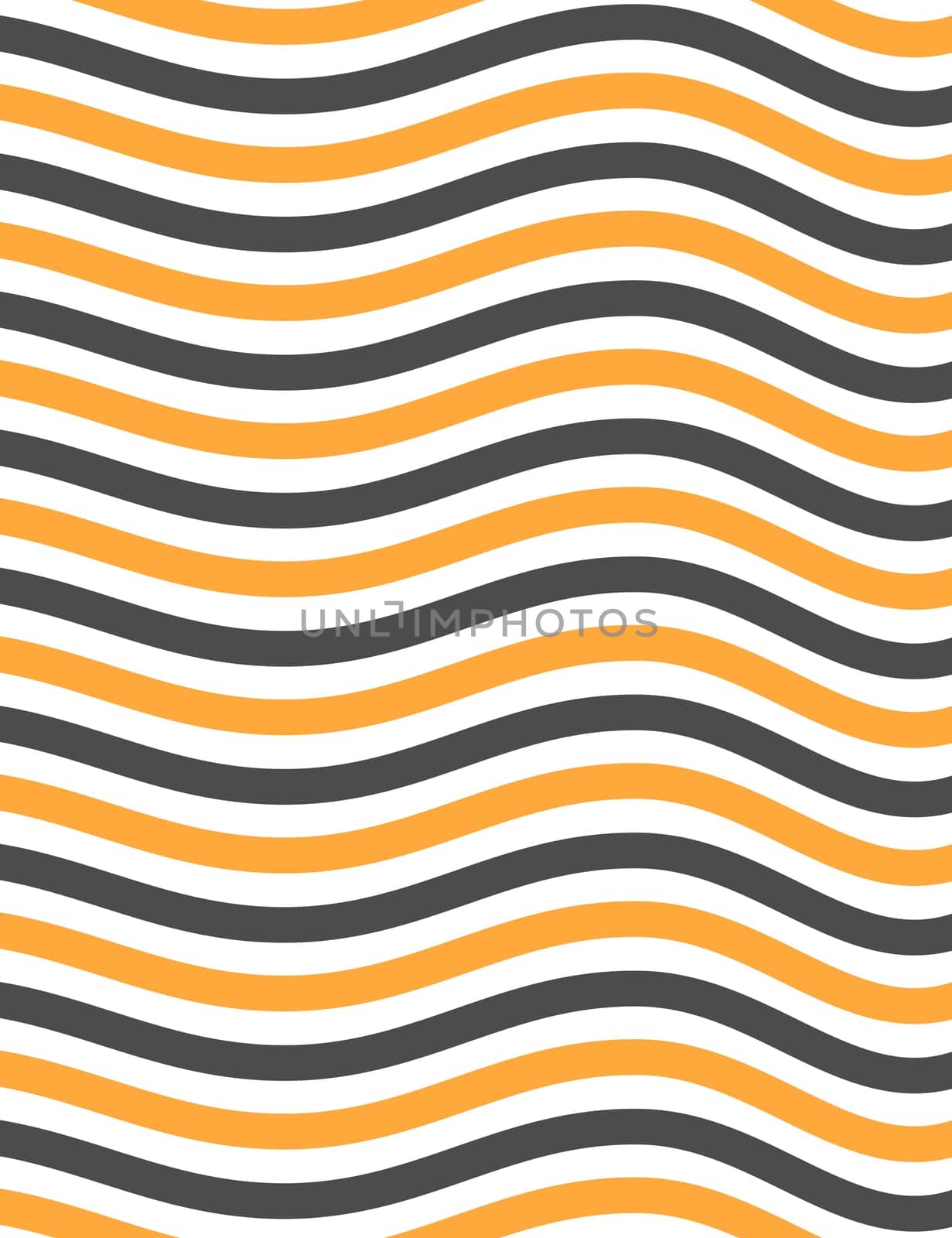 Orange, black and white wave pattern background
