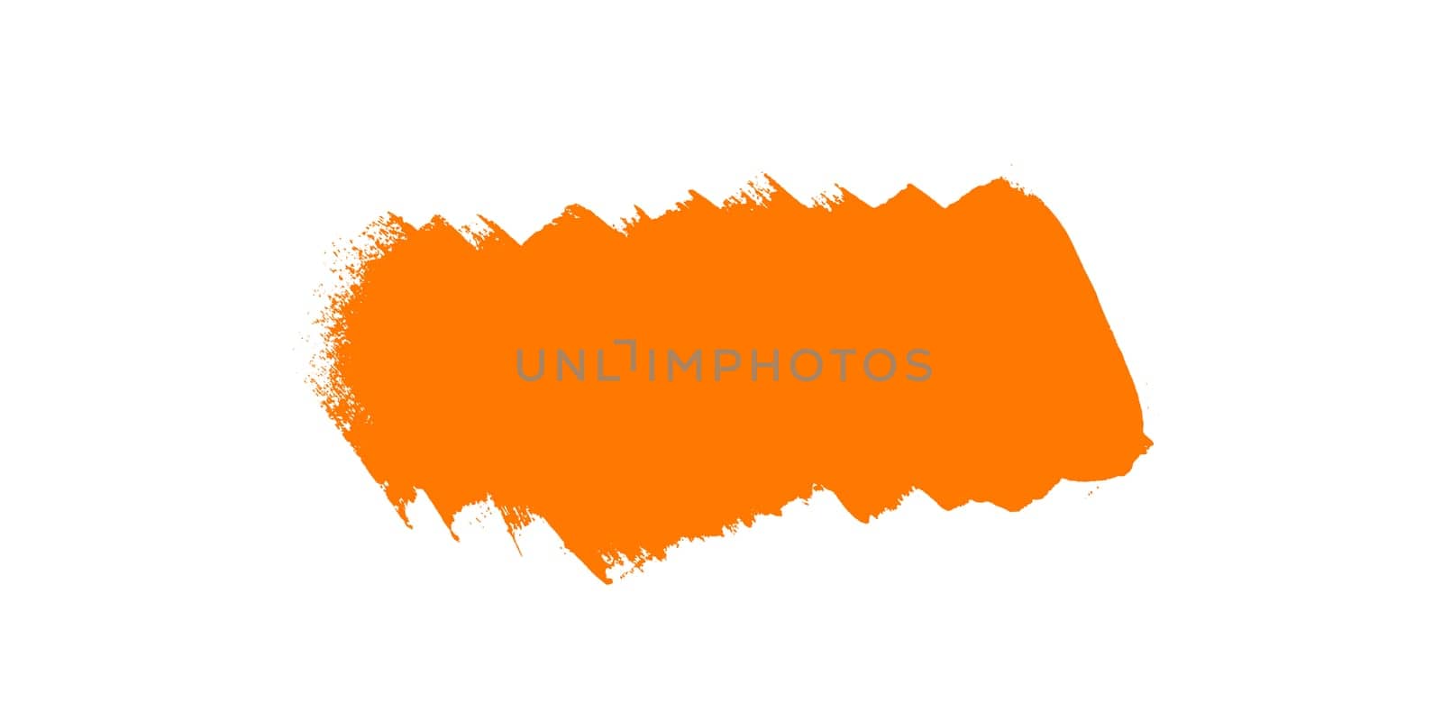 Dirty orange paintbrush texture with copyspace