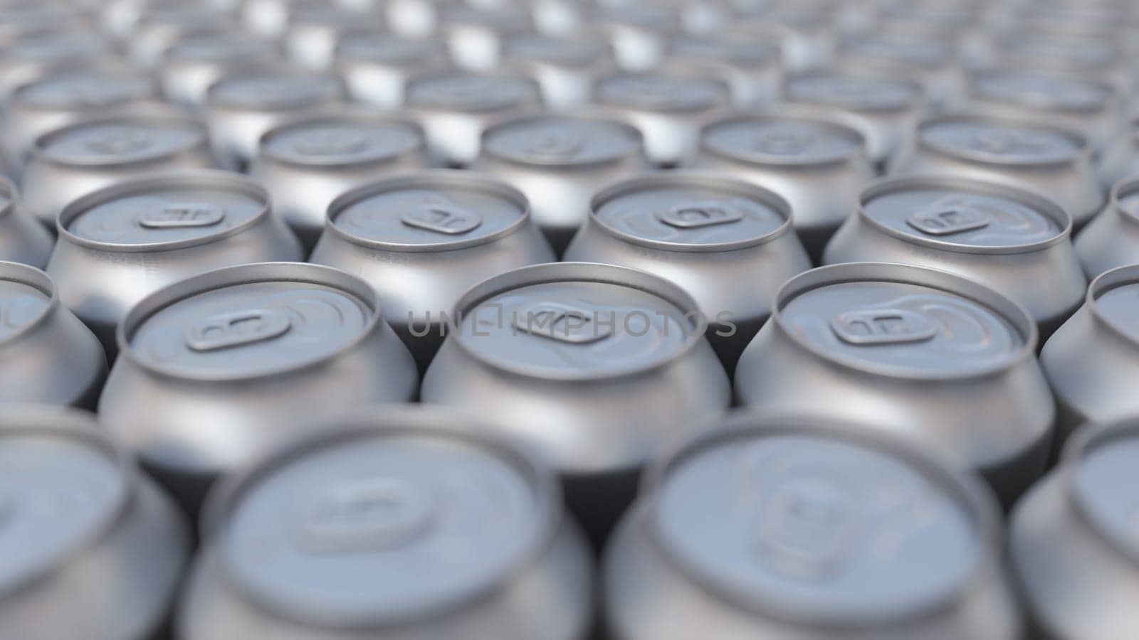 empty box production with depth of field effect for background use and mockup concept 3d rendering