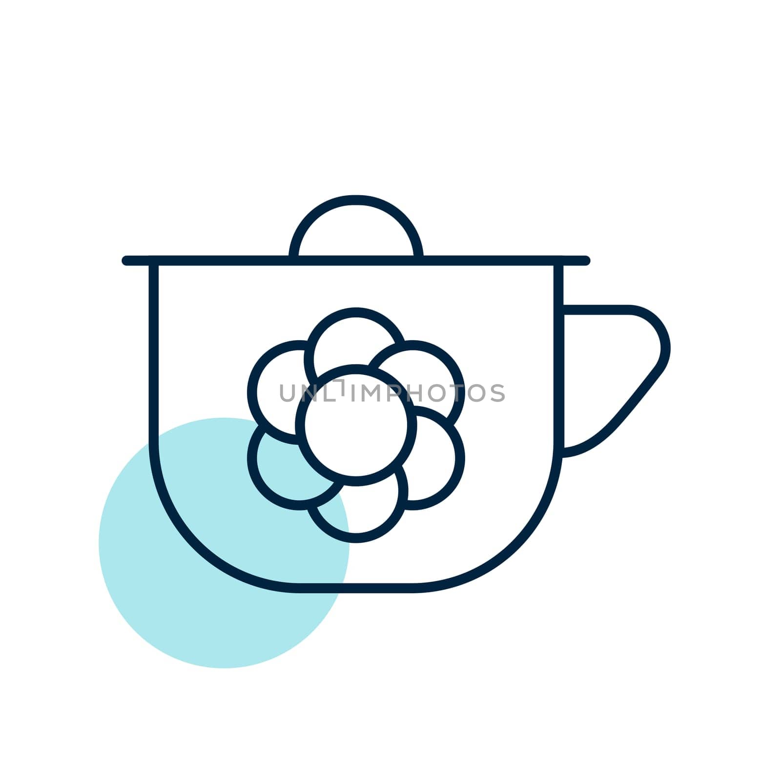 Baby potty vector icon. Graph symbol for children and newborn babies web site and apps design, logo, app, UI