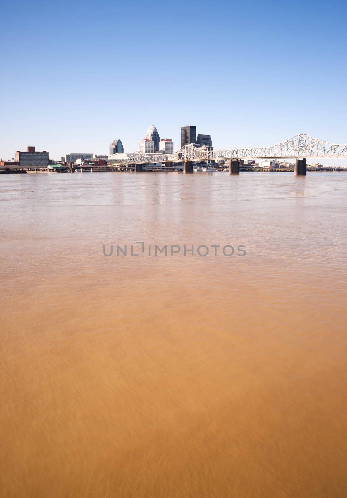 The weather finally clears after a storm over the Ohio River