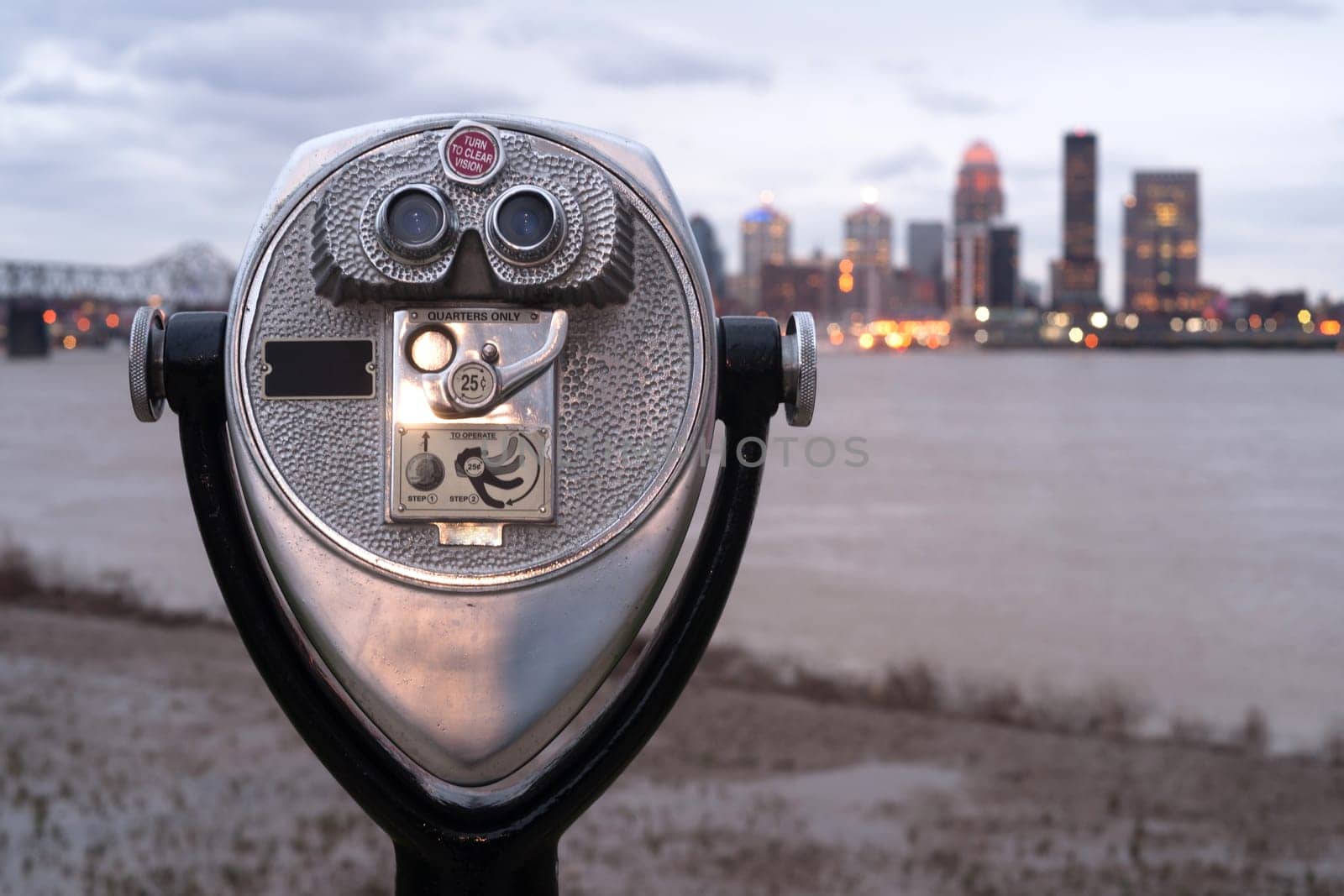 Falls of Ohio State Park has a viewer installed to see the sights