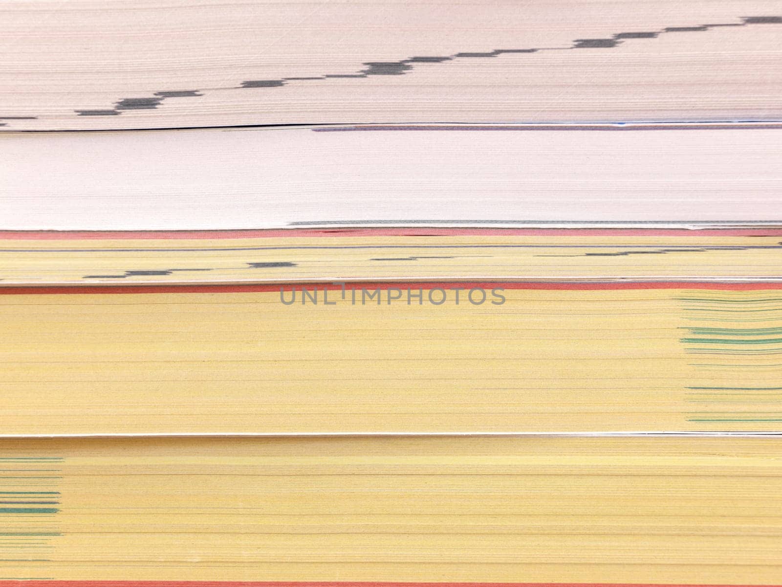 A close up shot of telephone books