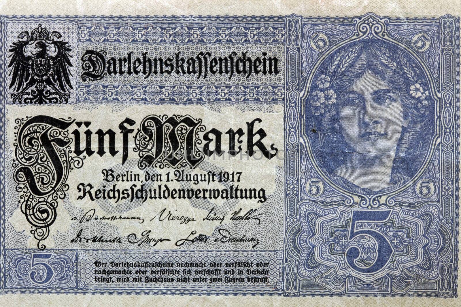 Vintage German Paper Money