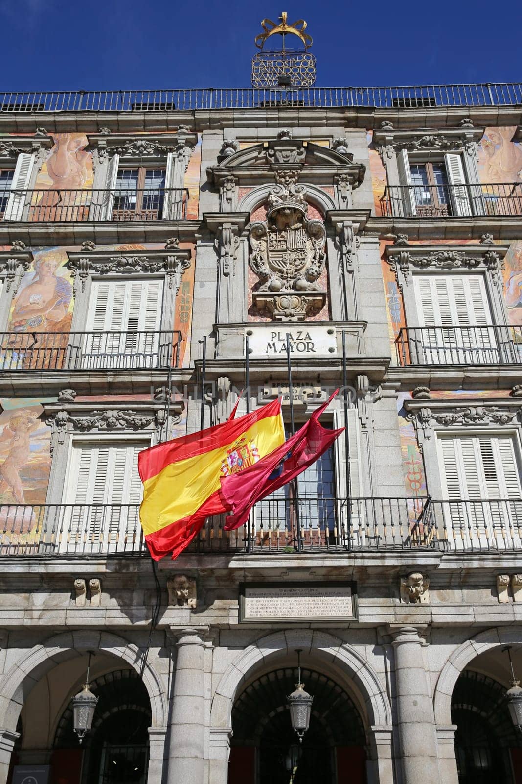 Plaza Mayor in Madrid. Spain