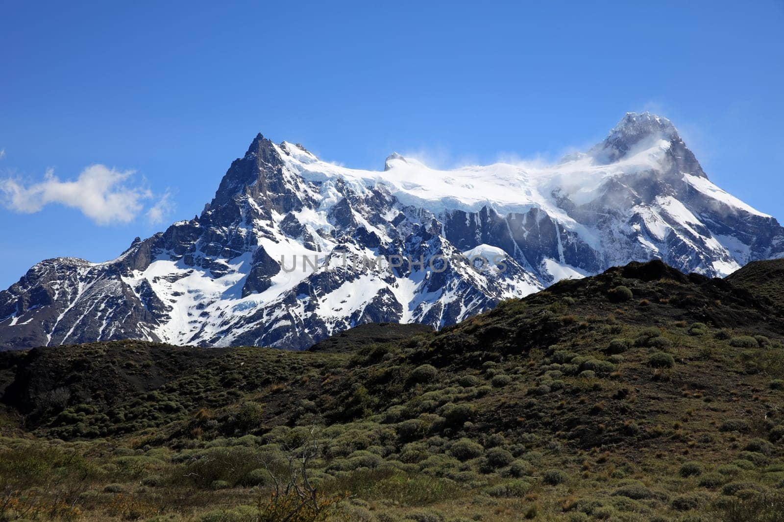 Torres del Paine National Park in Patagonia. Chile