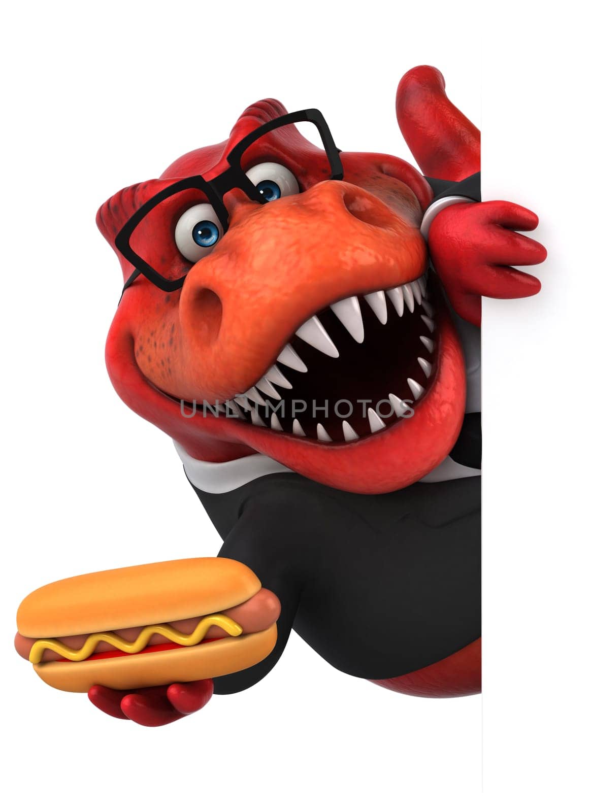 Fun Trex - 3D Illustration
