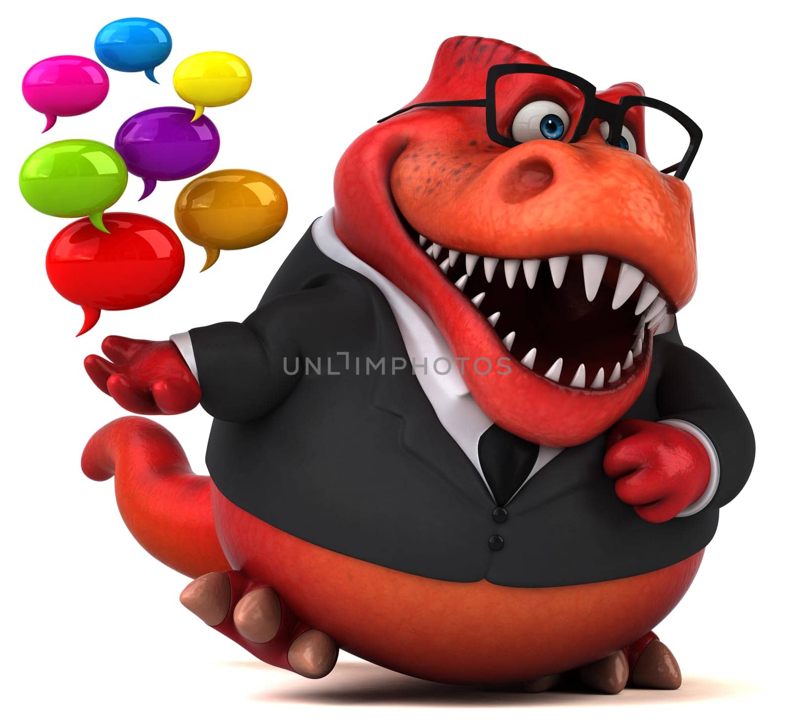 Fun Trex - 3D Illustration