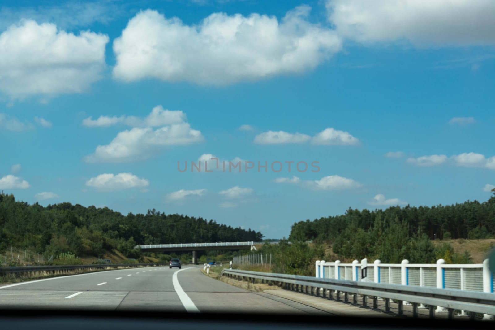 Highway scenery in Germany