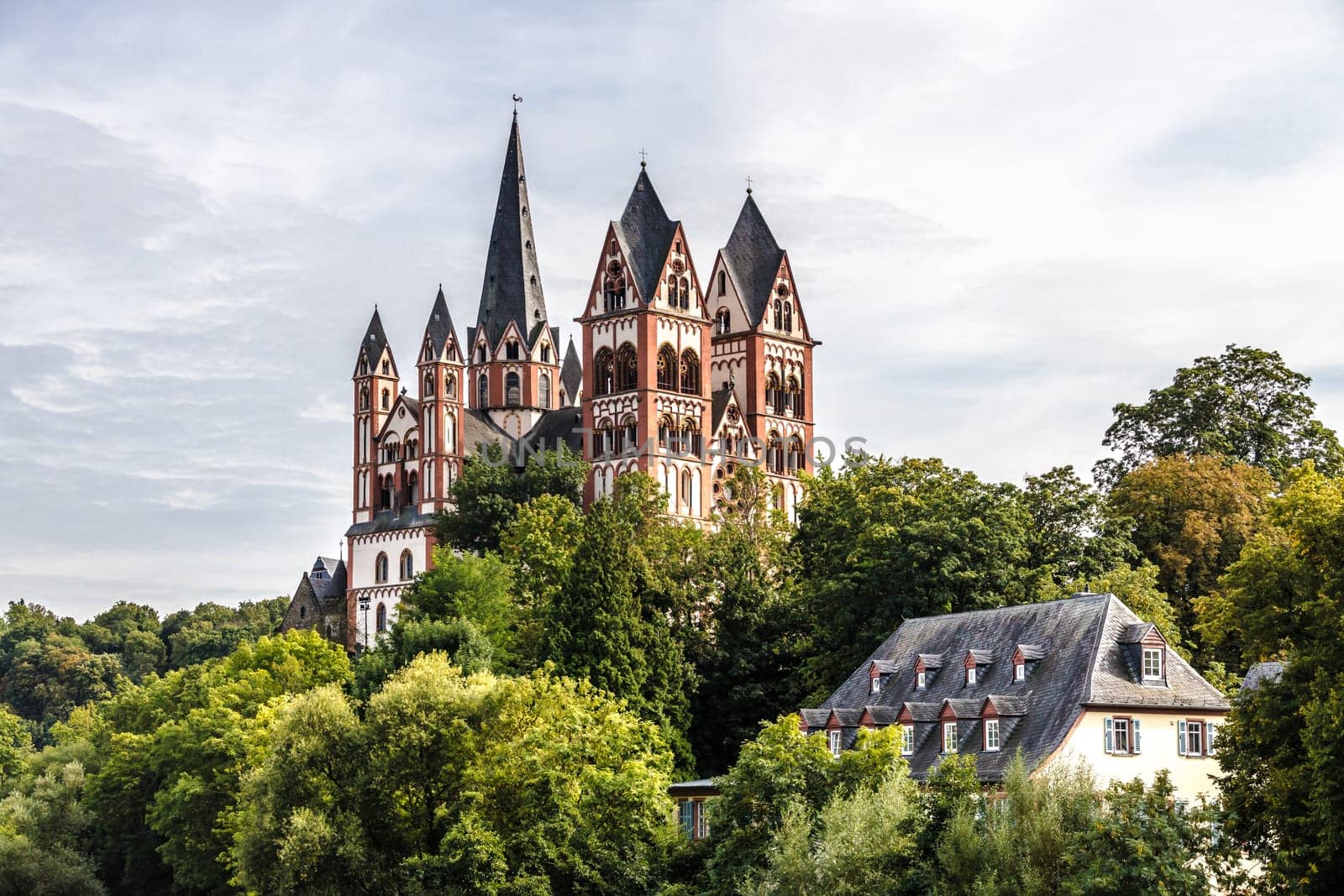 The Limburg Cathedral, also called Georgsdom after its patron saint St. Georg, has been the cathedral church of the Limburg diocese since 1827 and towers above the old town of Limburg an der Lahn.