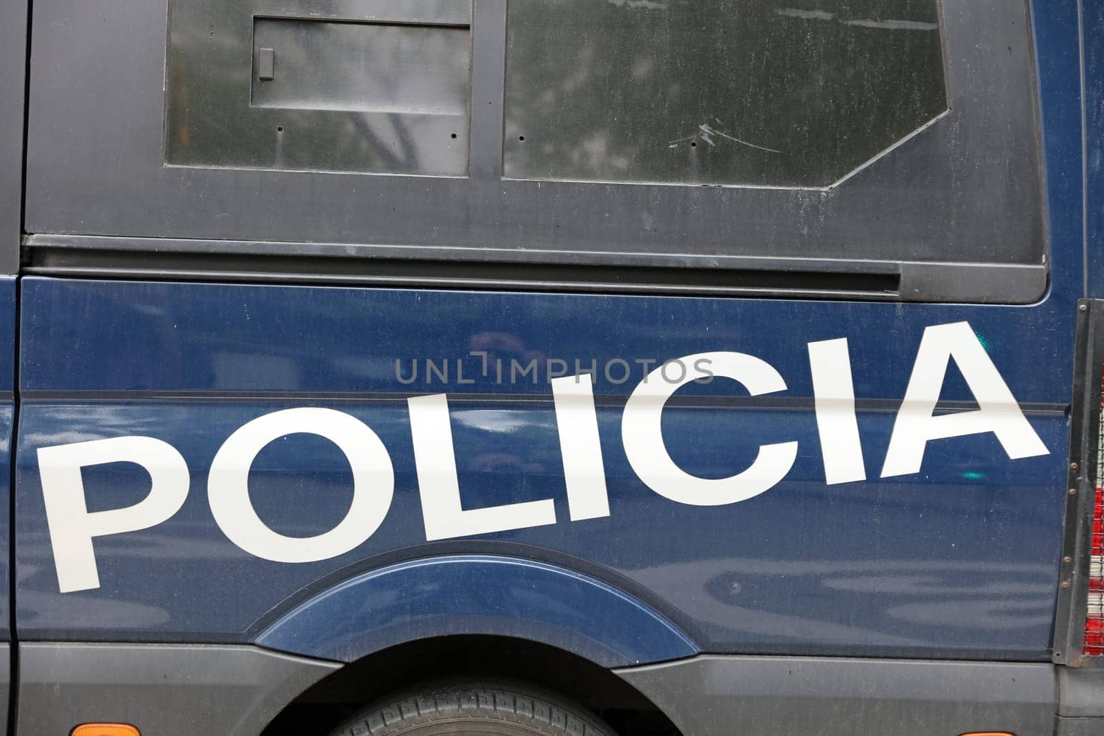 Police Car in Madrid