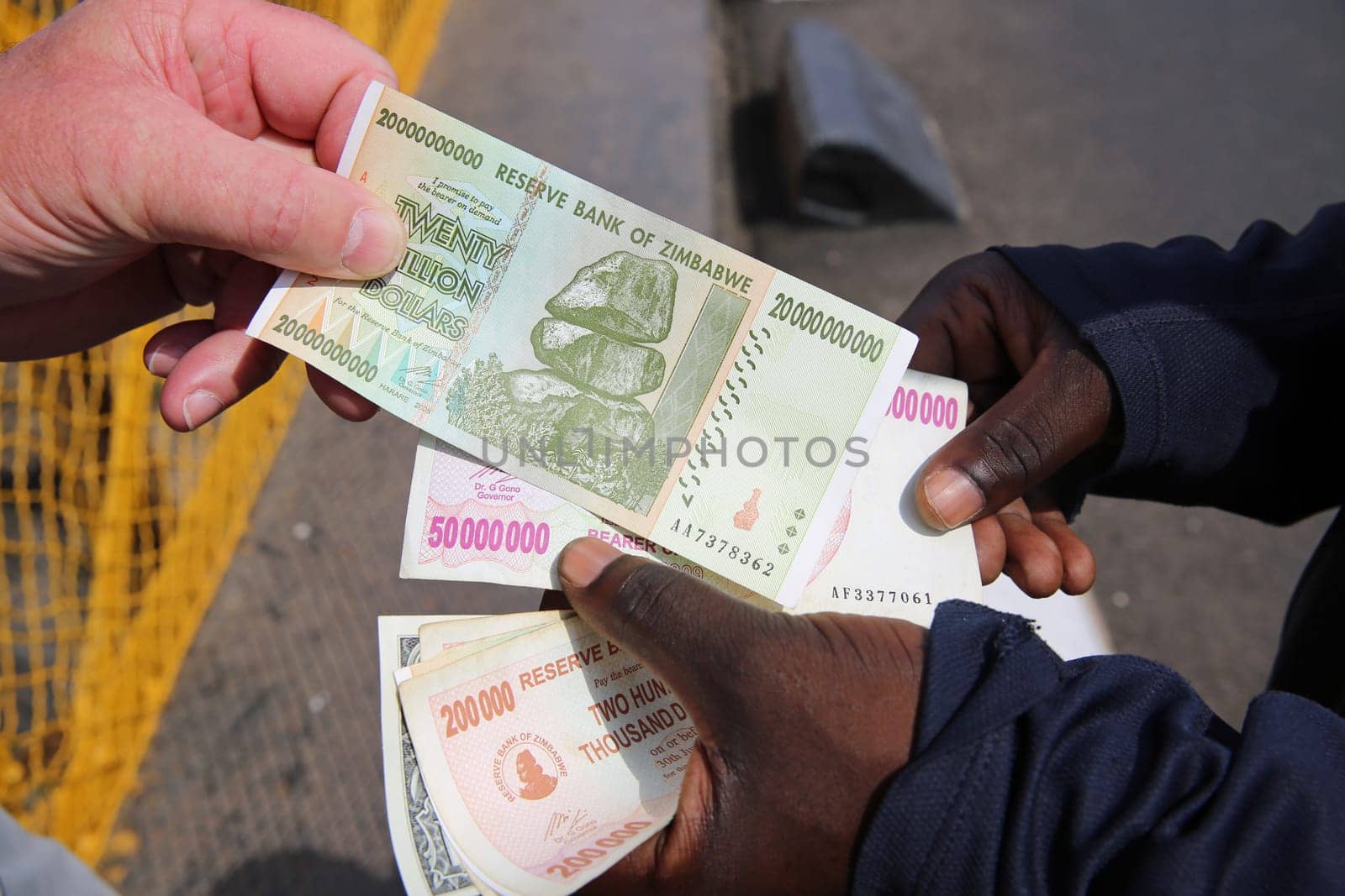 Changing Zimbabwe Dollar