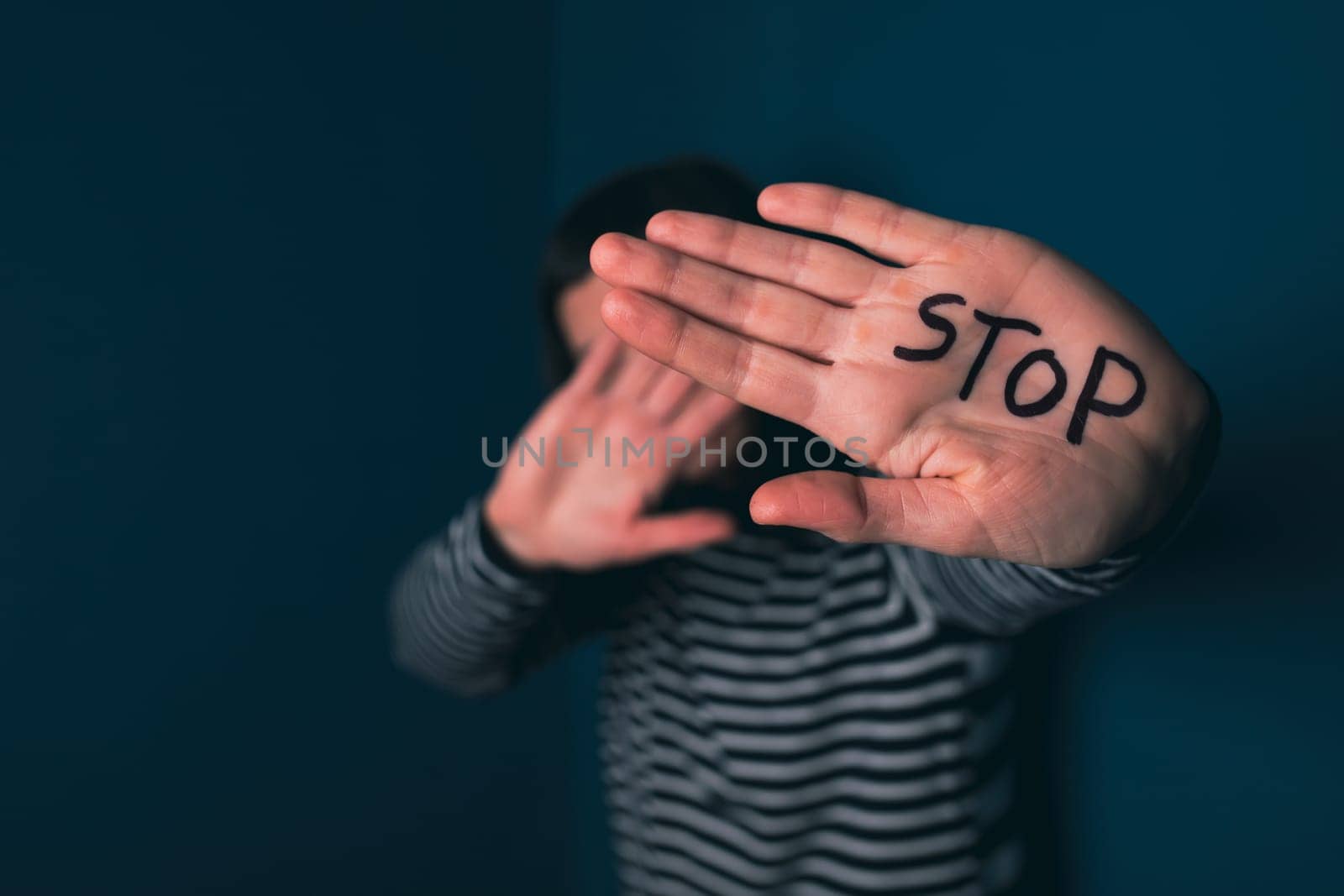 Women violence and abused concept. Stop domestic violence against women and human trafficking.