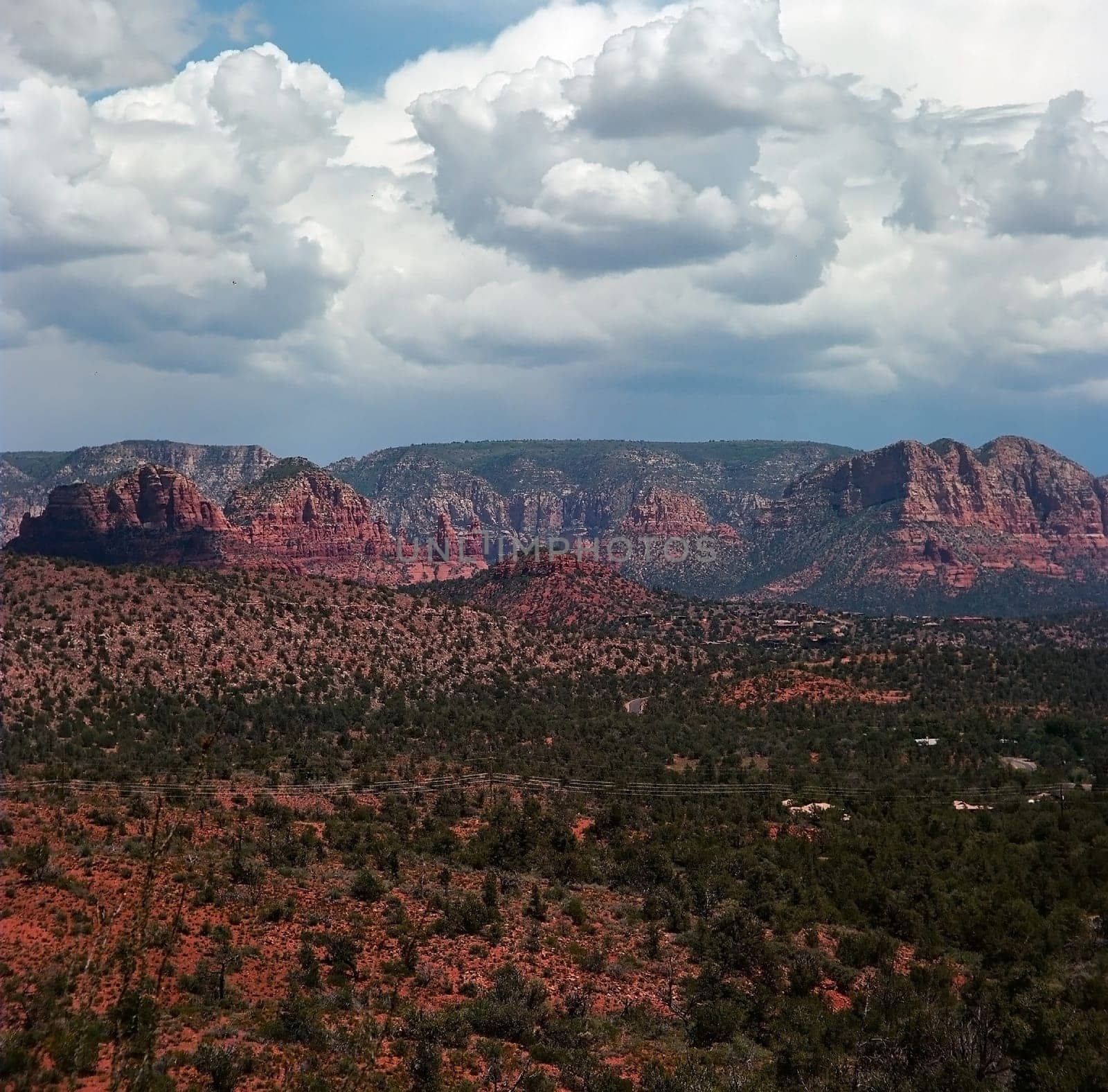 Sedona Arizona red rock country and mountains landscape
