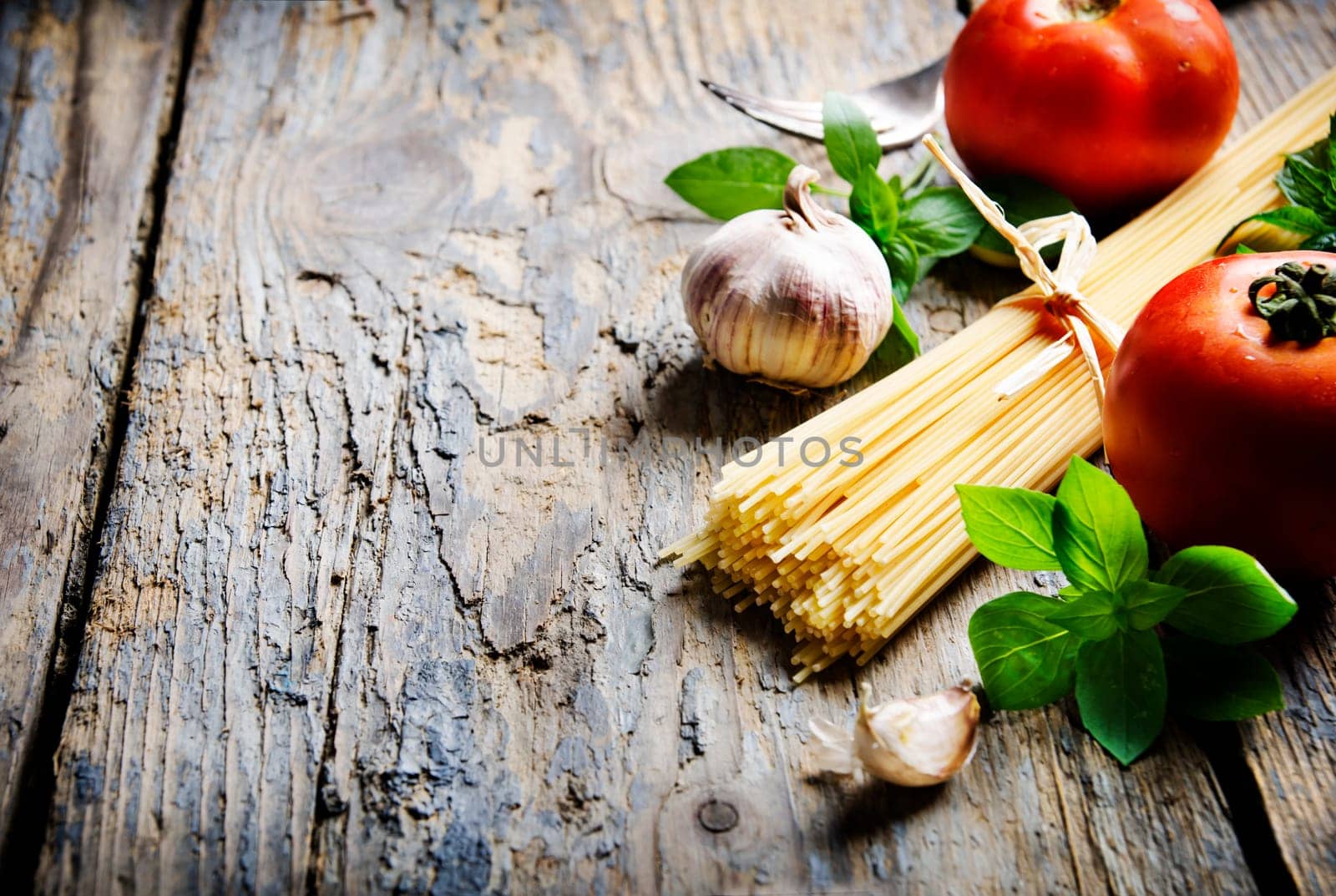 Food ingredients for italian pasta