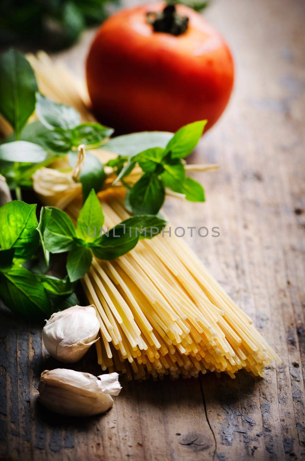 Food ingredients for italian pasta