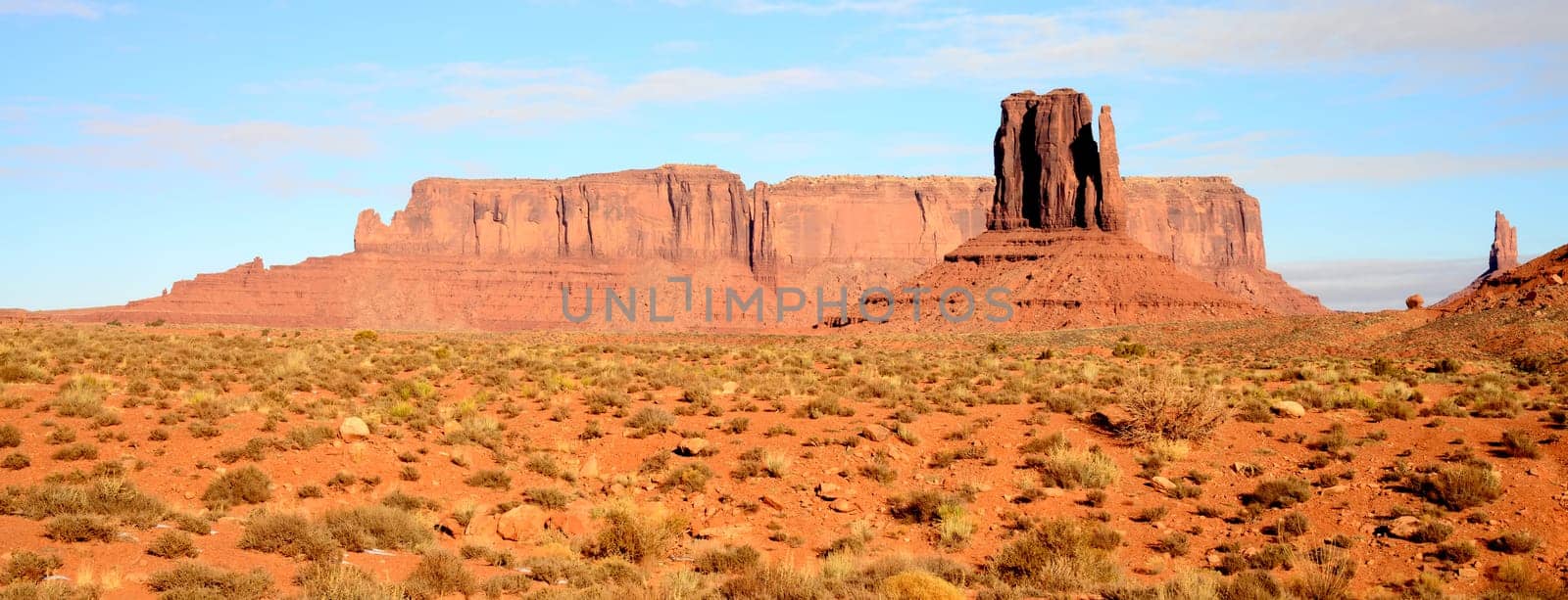 Panorama Monument Valley north east Arizona Navajo Nation USA