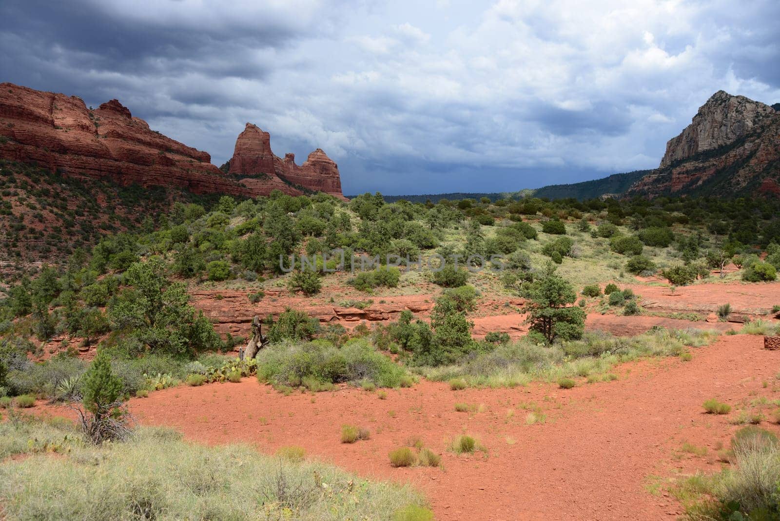 Red Rock country mountains surrounding Sedona Arizona