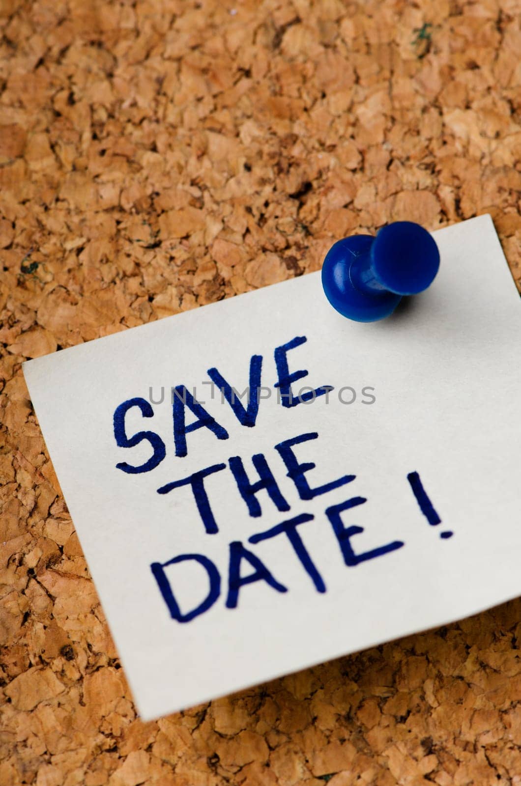 Sticker reminder for save the date concept.