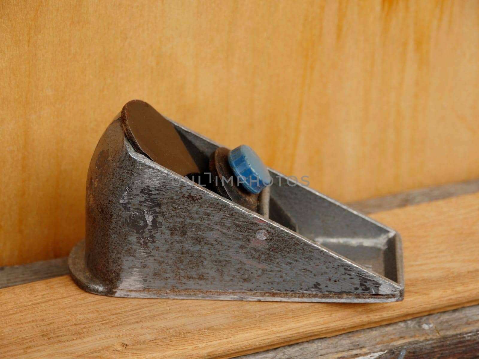 small carpenter planer close-up