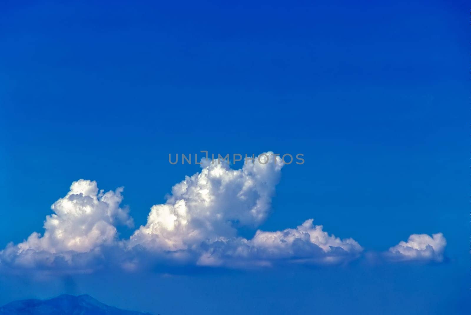 Blue sky with clouds