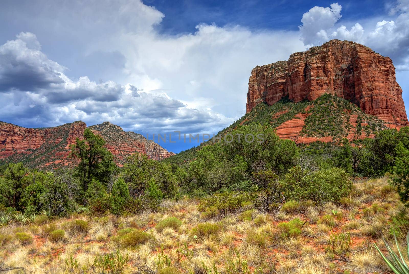 Red Rock country mountains surrounding Sedona Arizona