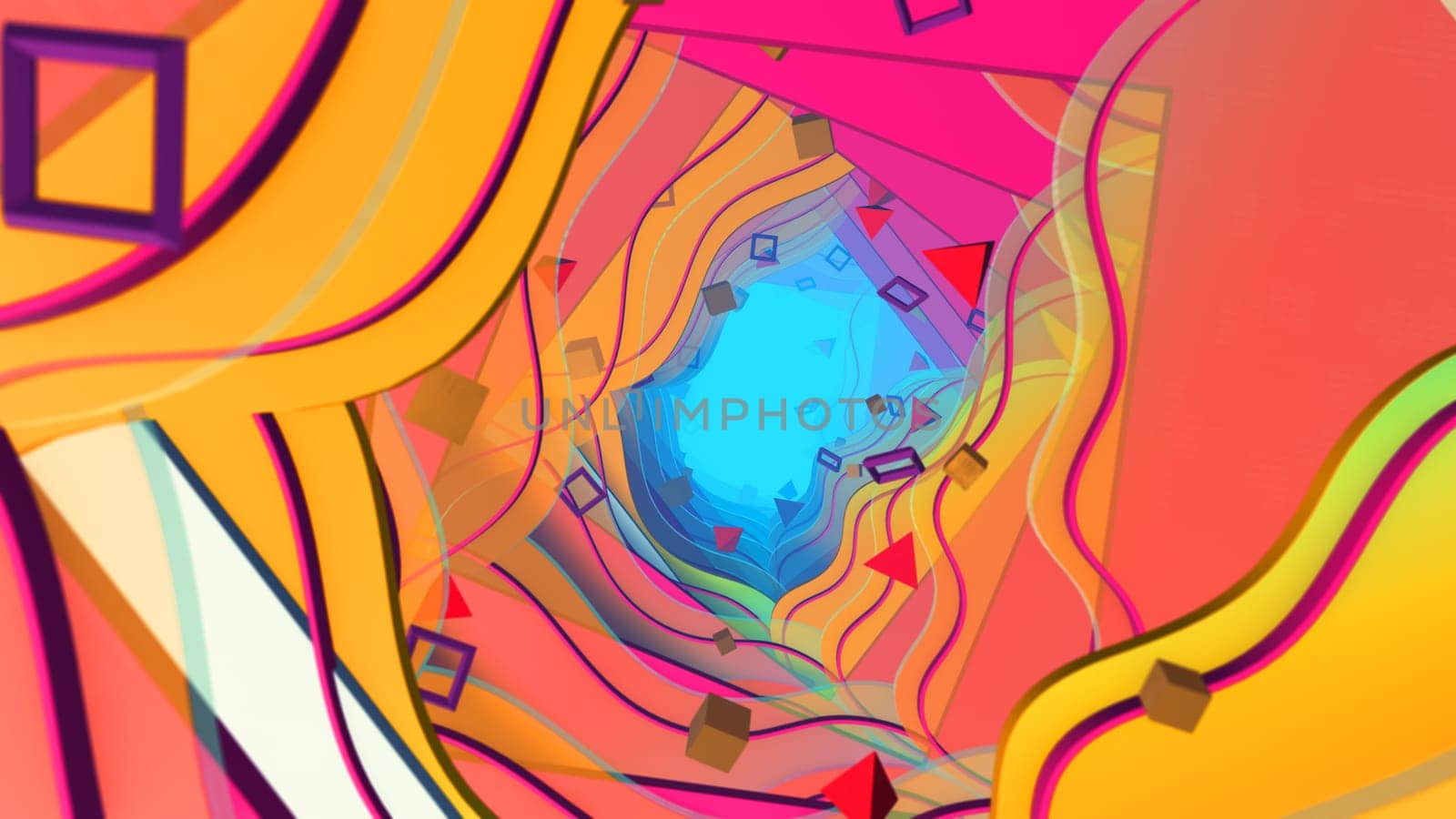 3D illustration Background for advertising and wallpaper in flat art style and abstract scene. 3D rendering in decorative concept.