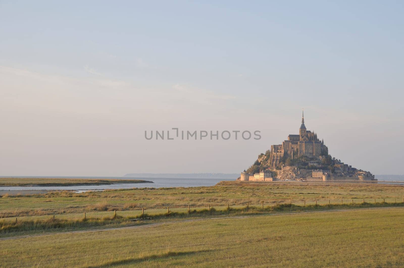 Mont Saint Michel, the Couesnon and salt marshes