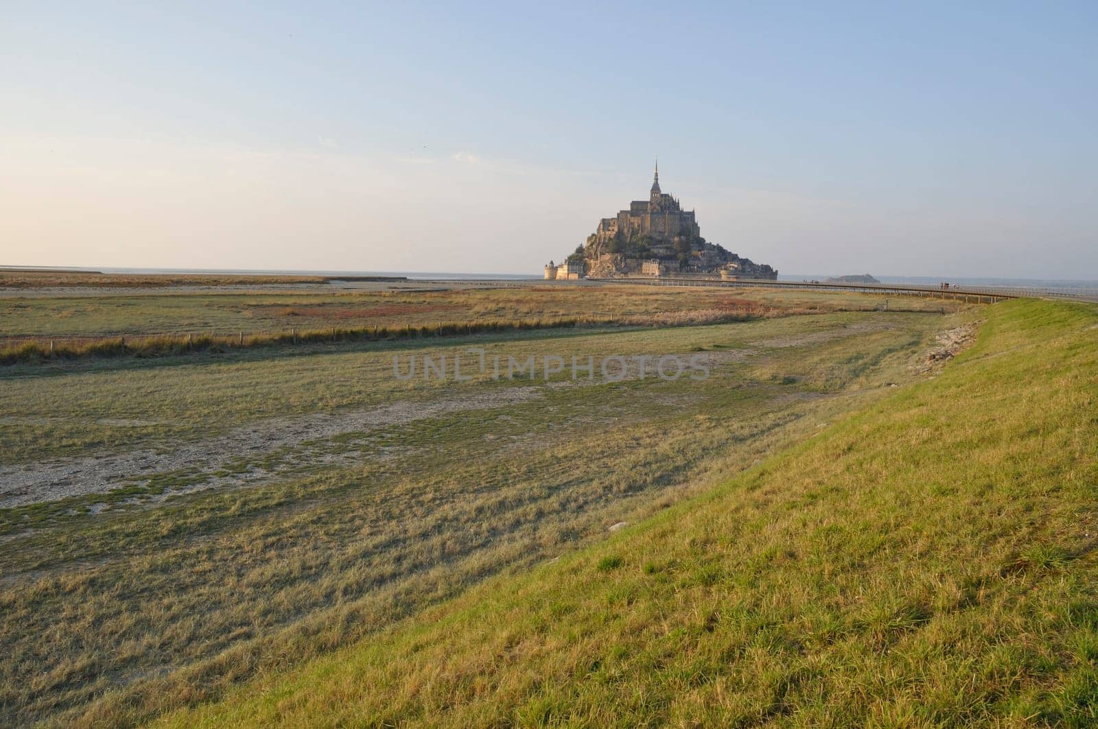 Mont Saint Michel and salt marshes