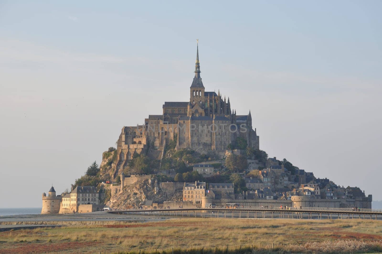 Mont Saint Michel, the Couesnon and salt marshes