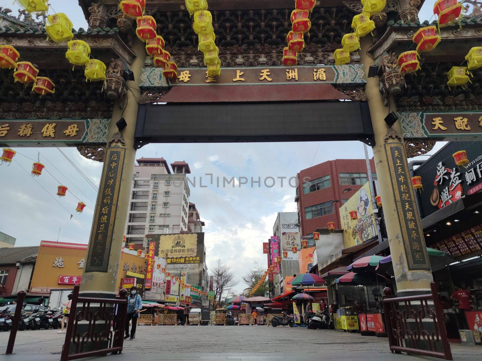 Lukang Tianhou Temple, Zhanghua - Mar 17, 2022 : Lugang Tianhou Temple, a national monument, was founded in 1591 in the late Ming Dynasty and has been in existence for more than 400 years.