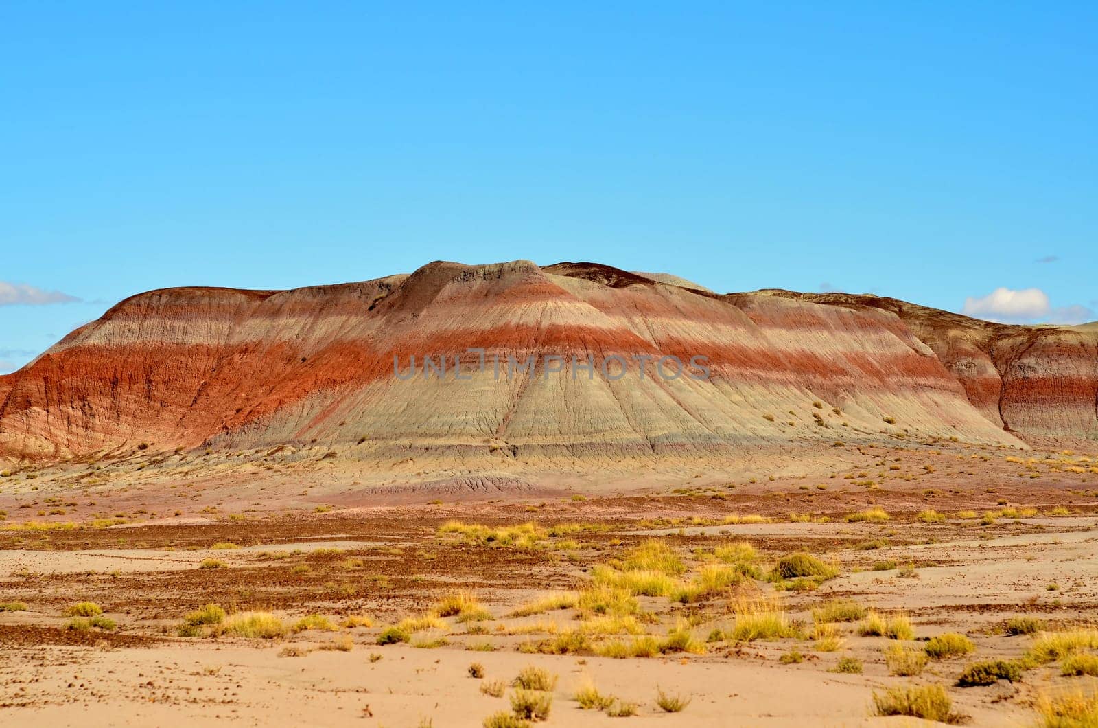 Vibrant colors of the Painted Desert in Arizona