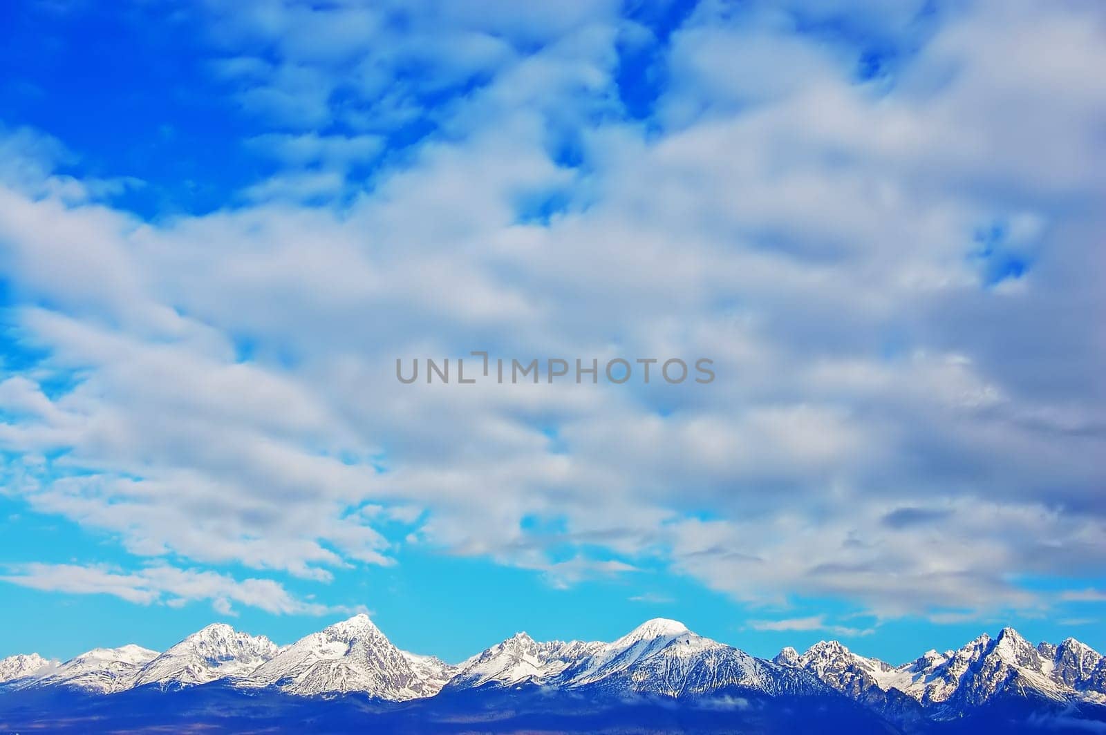 High Tatra Mountains in Winter, Slovakia