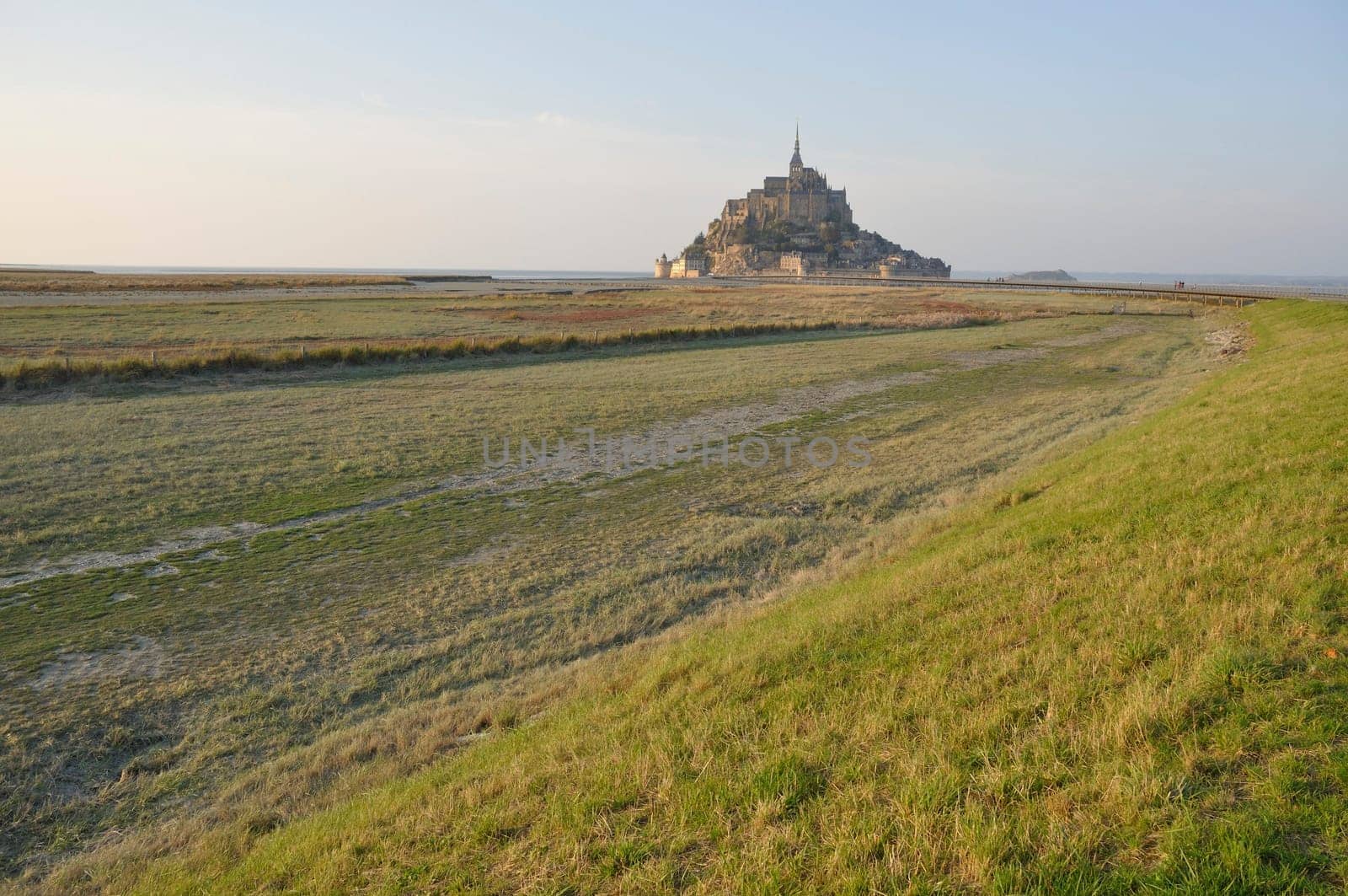 Mont Saint Michel and salt marshes